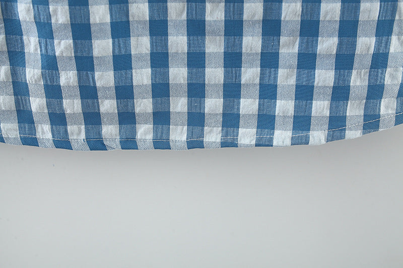 Apple Plaid Children's Dress