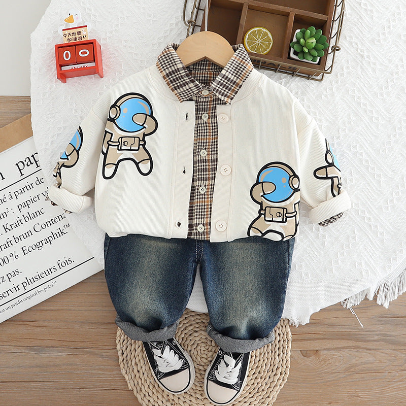 Conjunto infantil de astronauta de 3 piezas