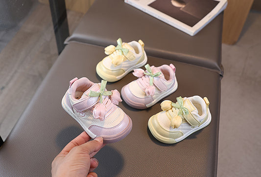 Children's Girls' Velcro Tulip Sneakers
