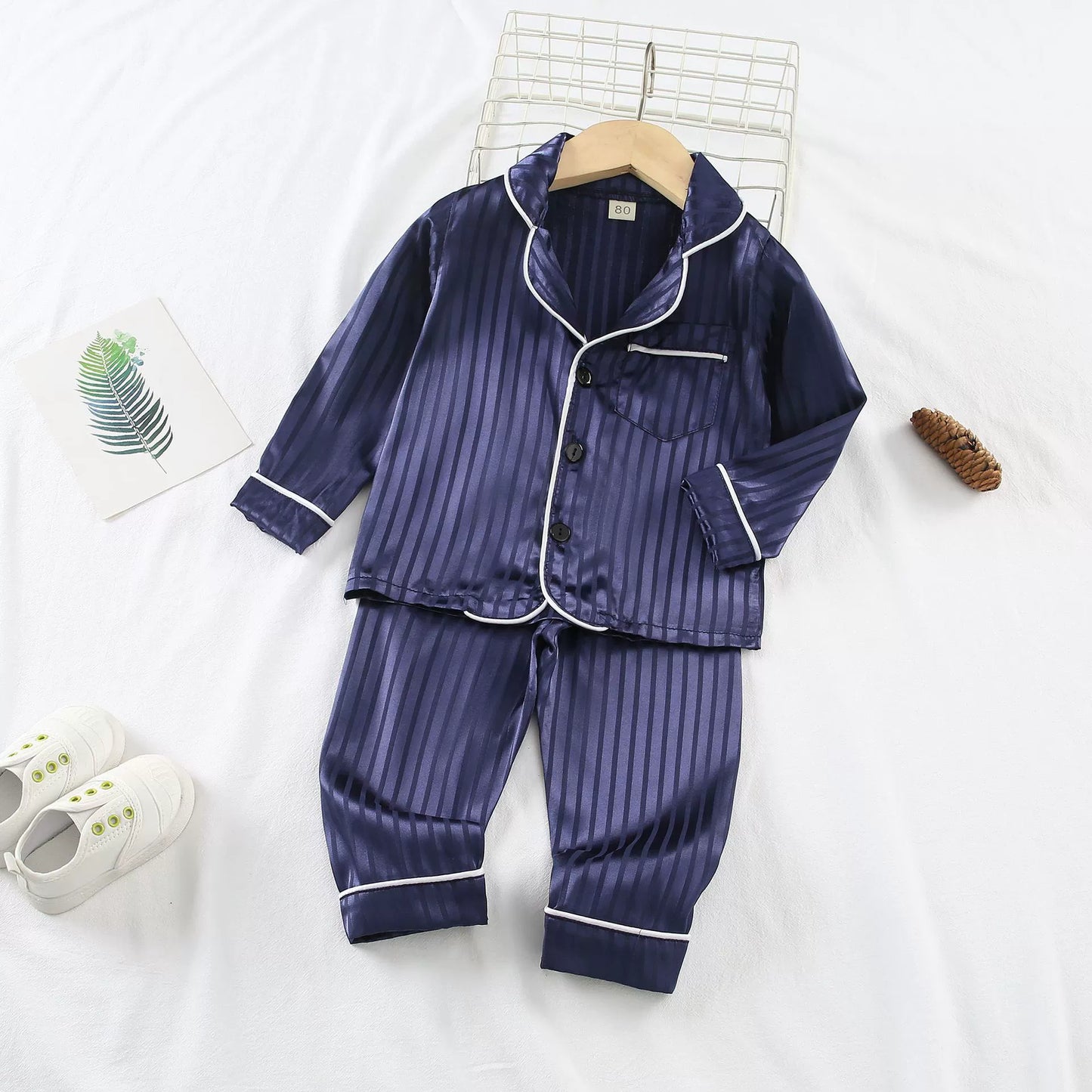 Soft Ribbed Kids' Pajamas