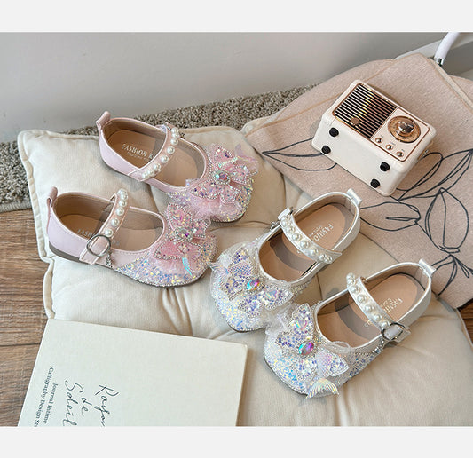 Shiny Butterfly Children's Shoes