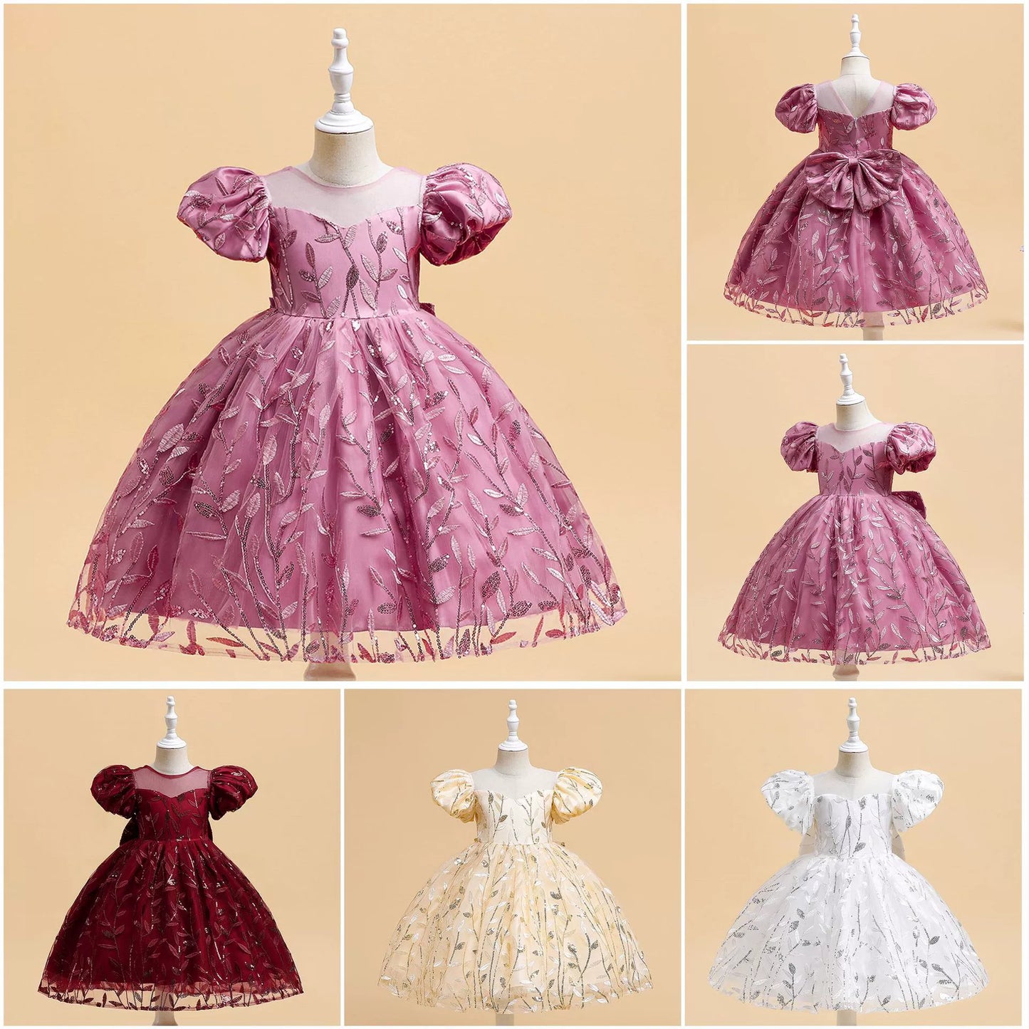 Floral Kids Party Dress