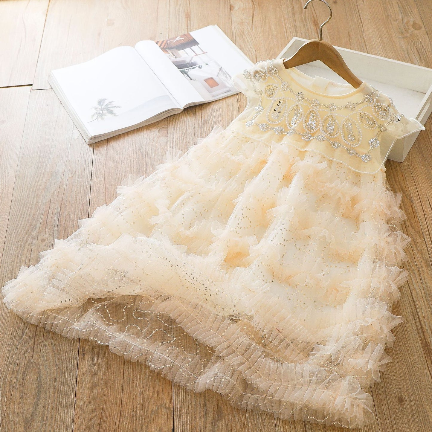 Shiny Tulle Children's Dress