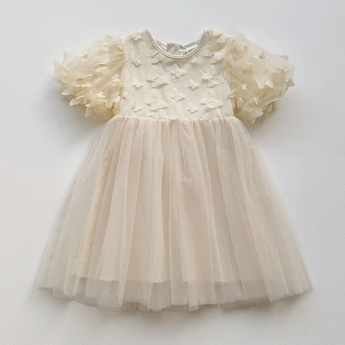 Children's Tulle Dress with Butterflies