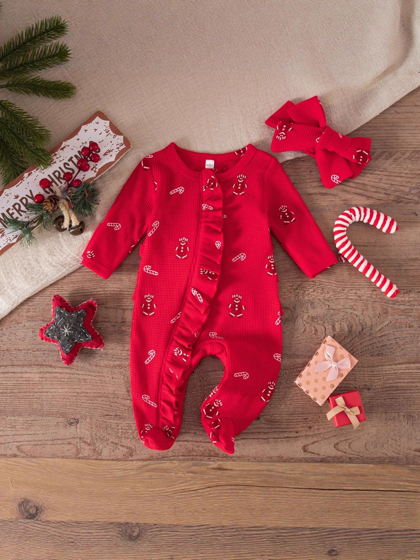 Baby Girls’ Christmas Onesie
