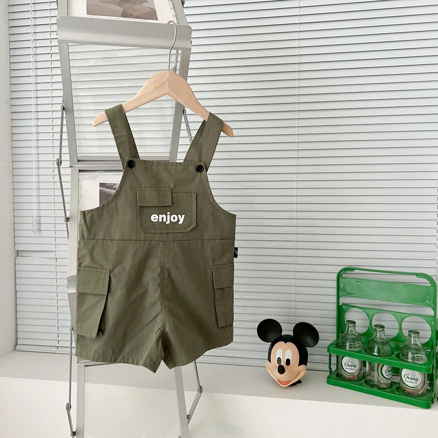 Children's Overalls Enjoy Pocket