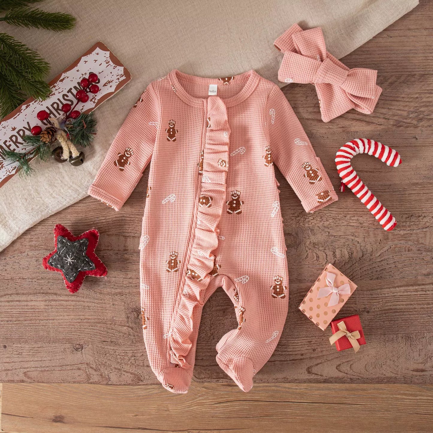 Baby Girls’ Christmas Onesie