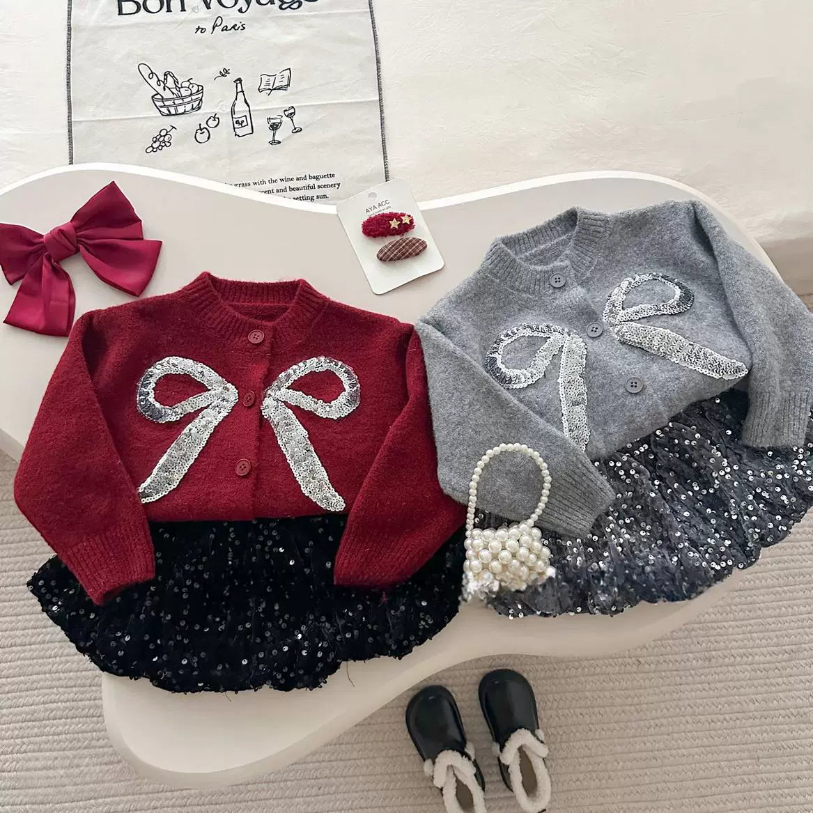 Girls’ Bow & Sparkle Set