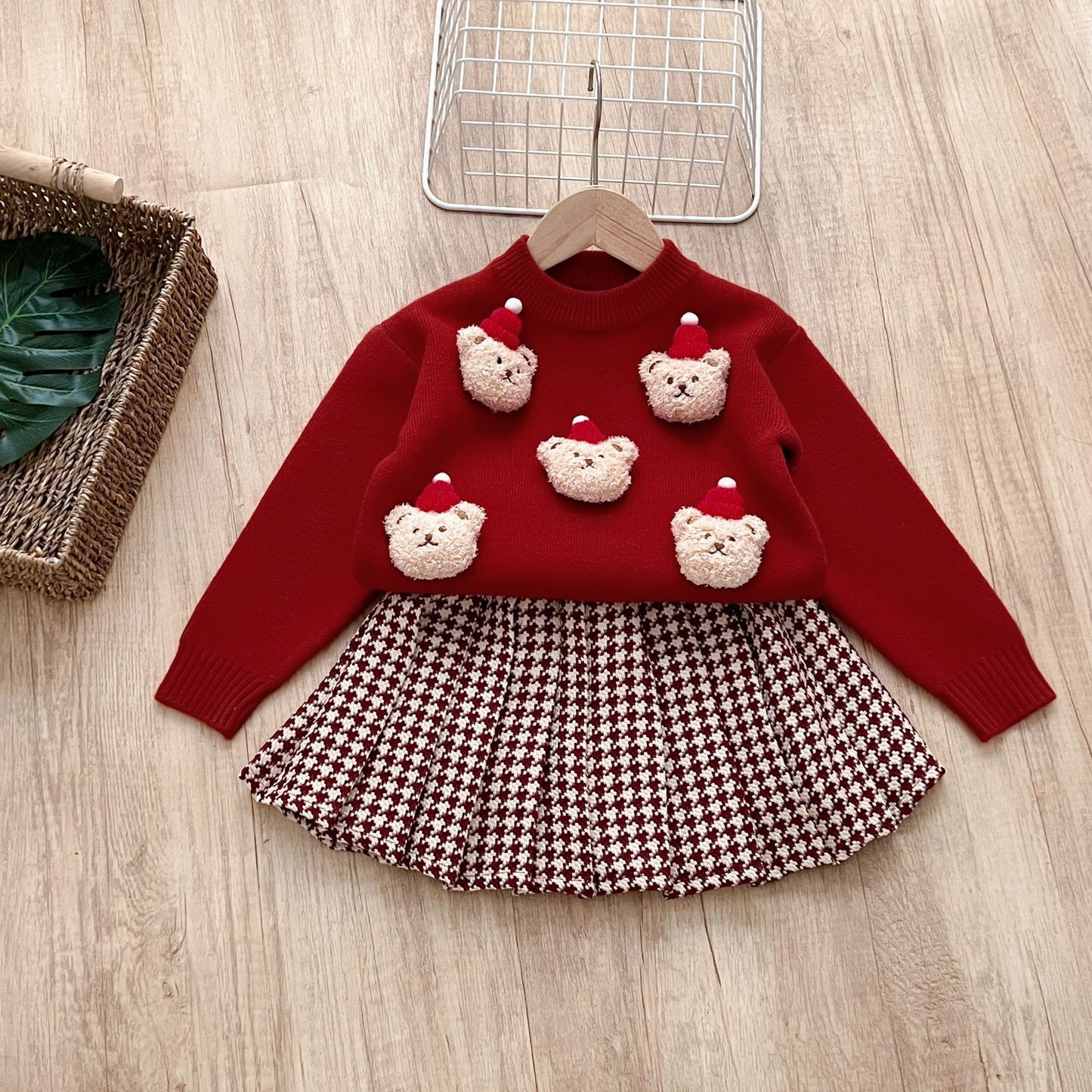 Christmas Teddy Bear Set