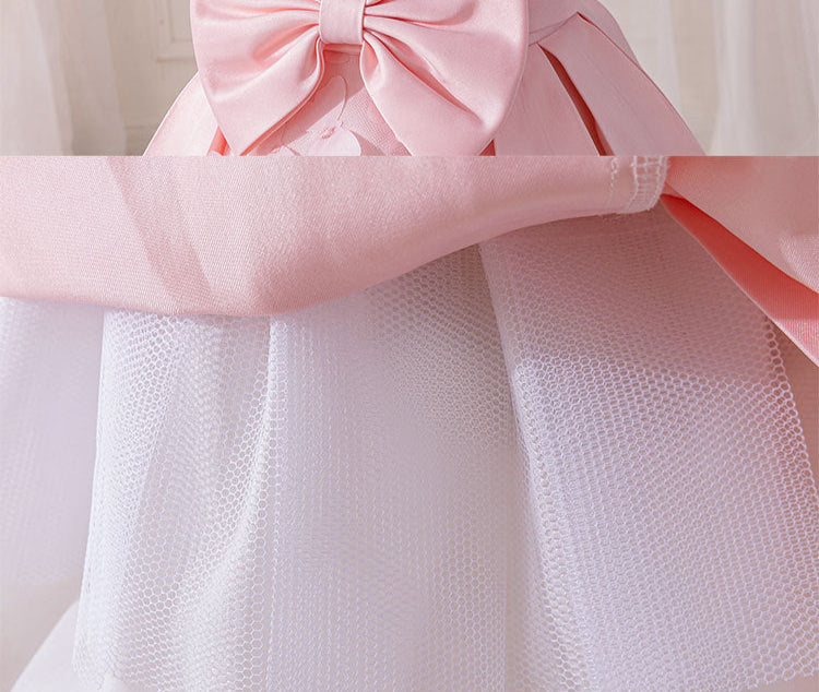 Luxury Party Dress with Bow