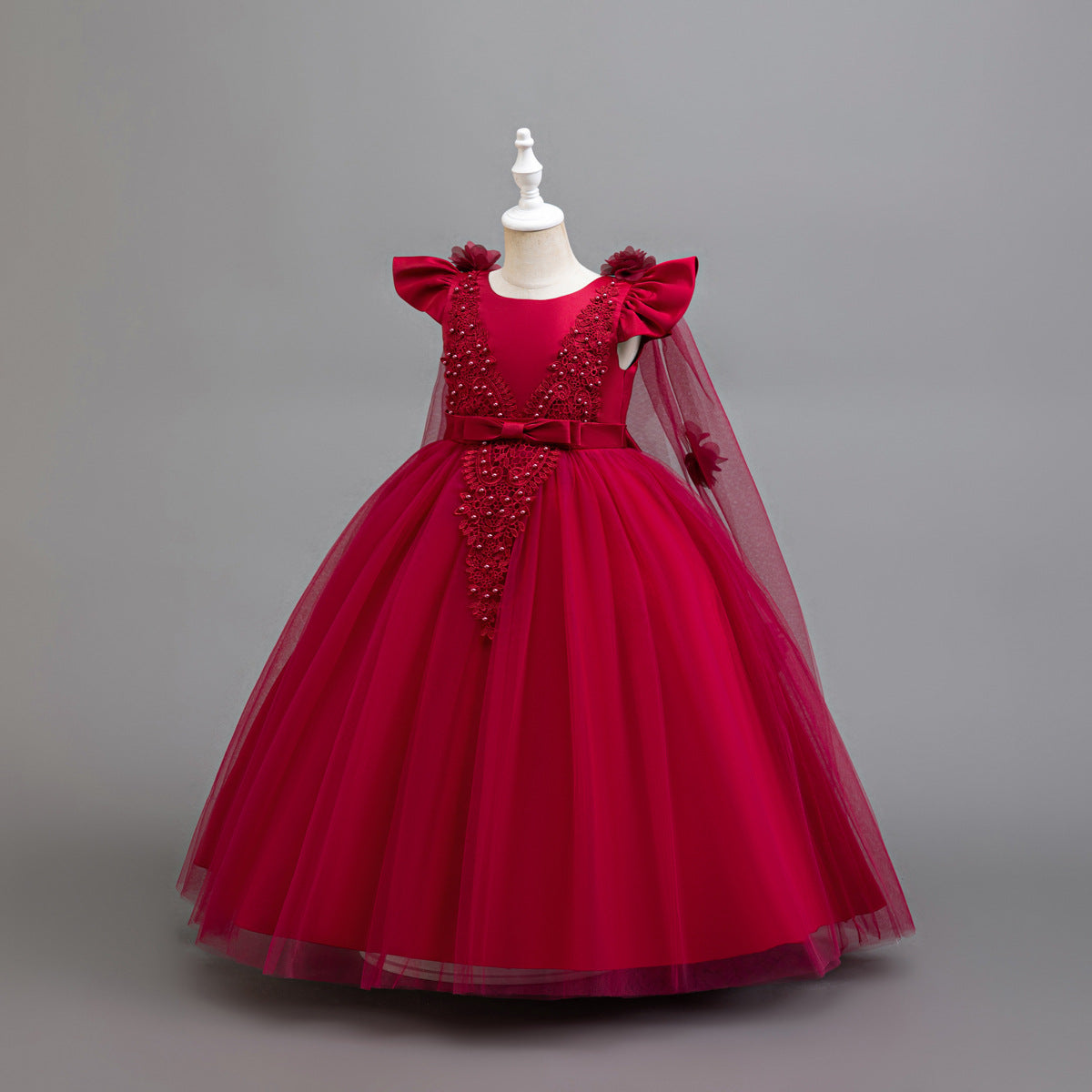 Long Lace Party Dress