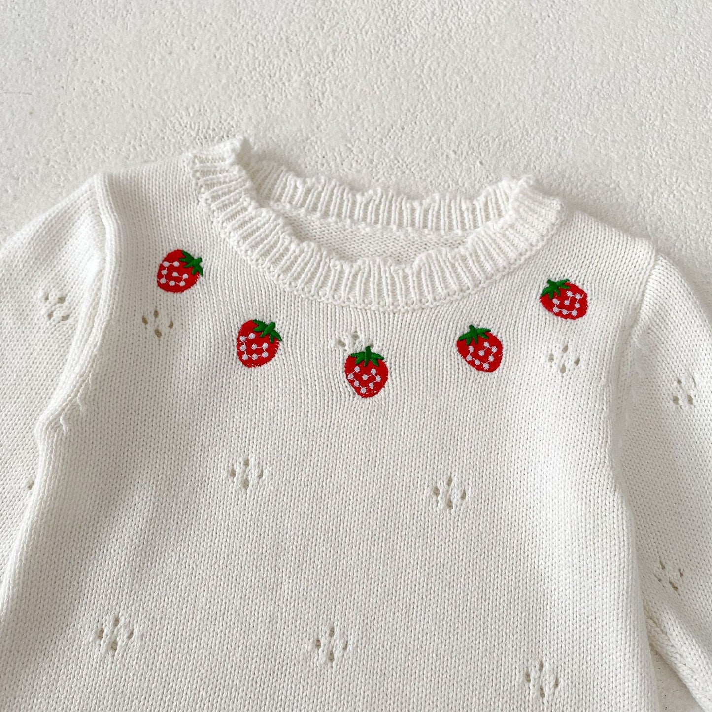 Children's Girls' Knit Strawberry Body