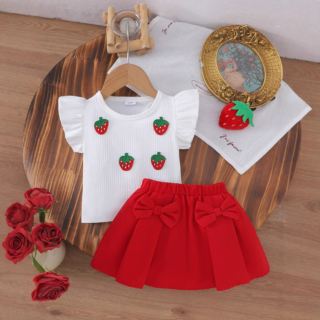 Children's Set for Girls Strawberry Shortcake