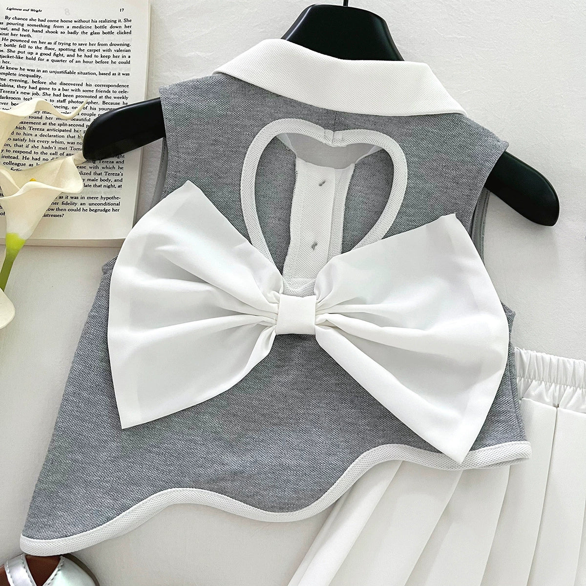 Girls' Teddy Bear Collar Set