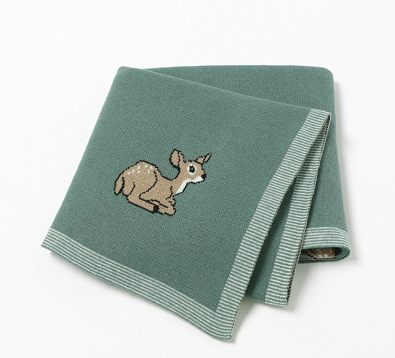 Children's Blanket with Animal Print