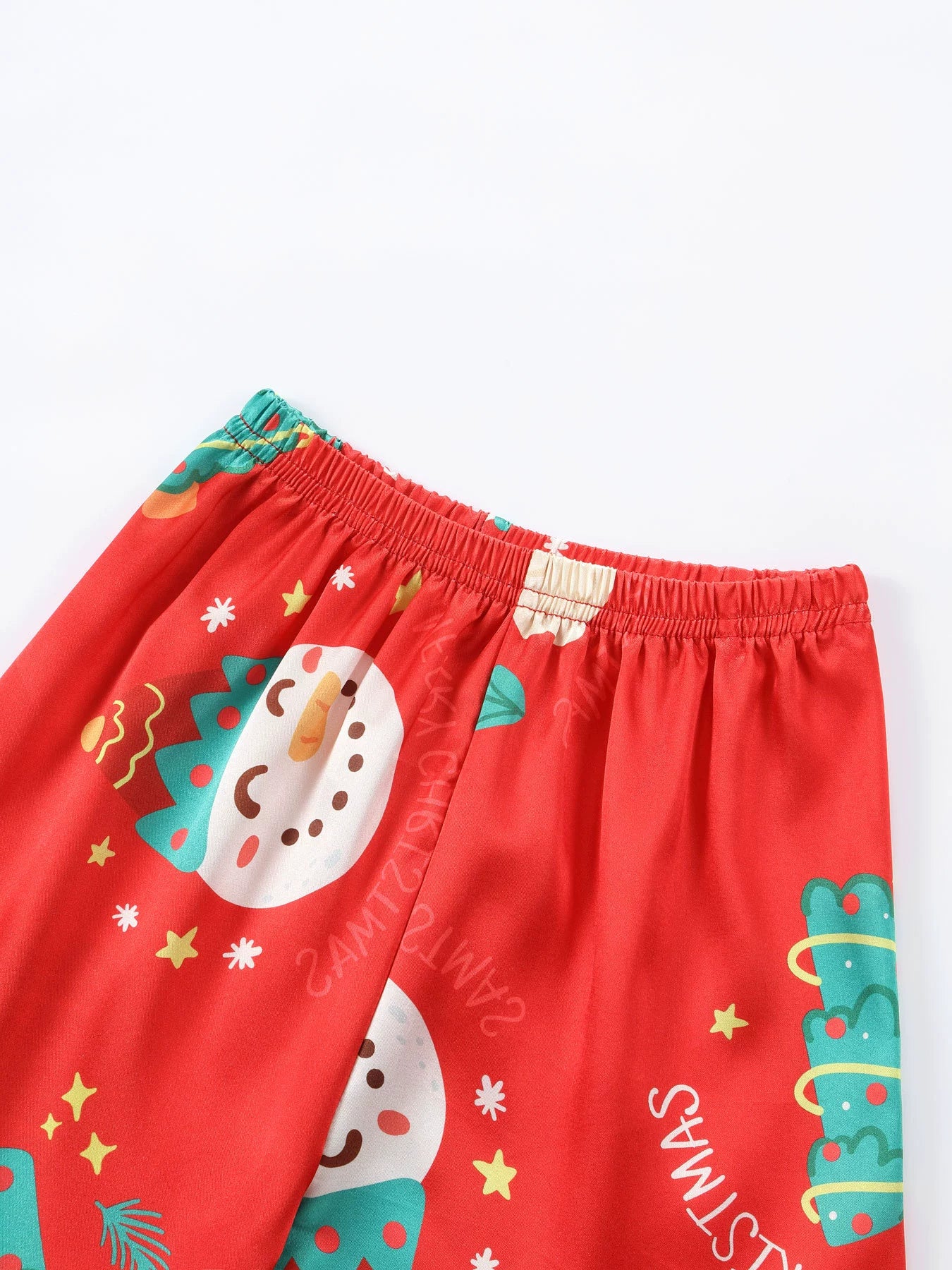 Christmas Pajamas with Santa and Snowman
