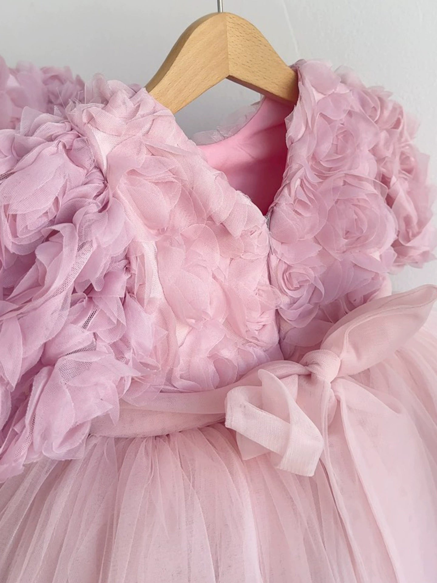 Flower and Tulle Party Dress