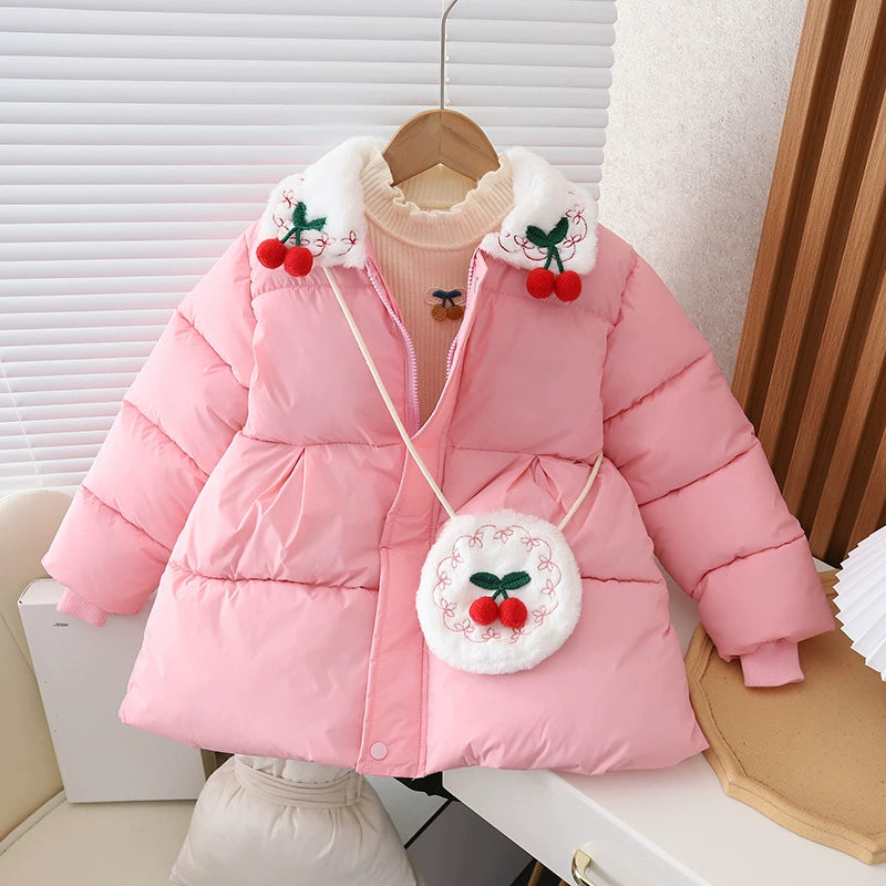 Girls' Cherry Winter Coat