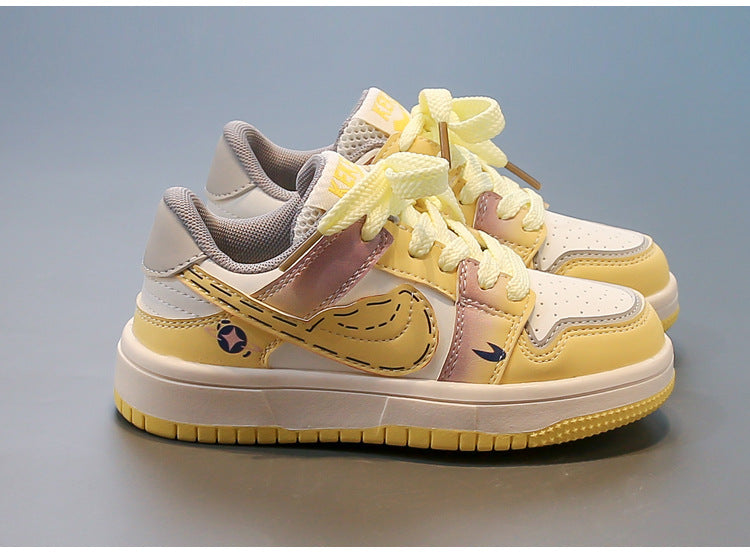 Modern Children's Sneakers with Laces