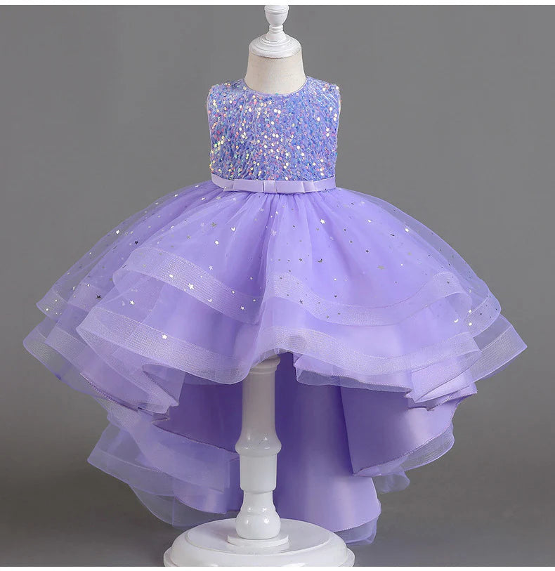 Shiny Layered Children's Dress