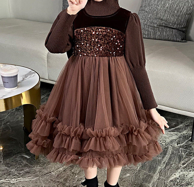 Children's Sequin and Tulle Dress