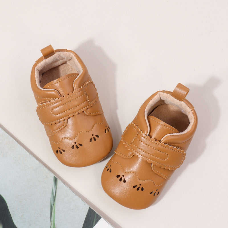 Zapatos de bebé con velcro para princesitas