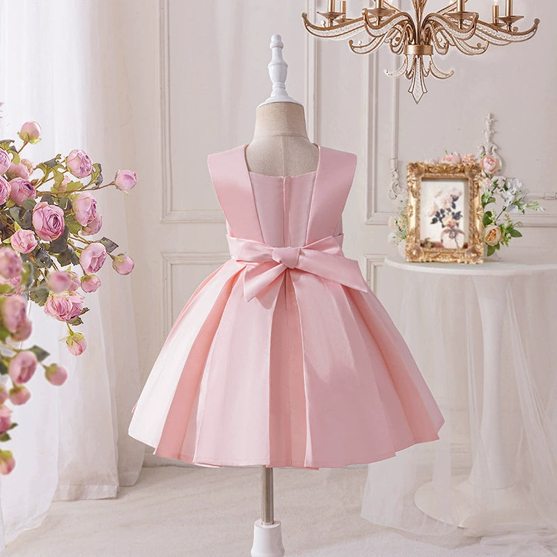 Luxury Party Dress with Bow