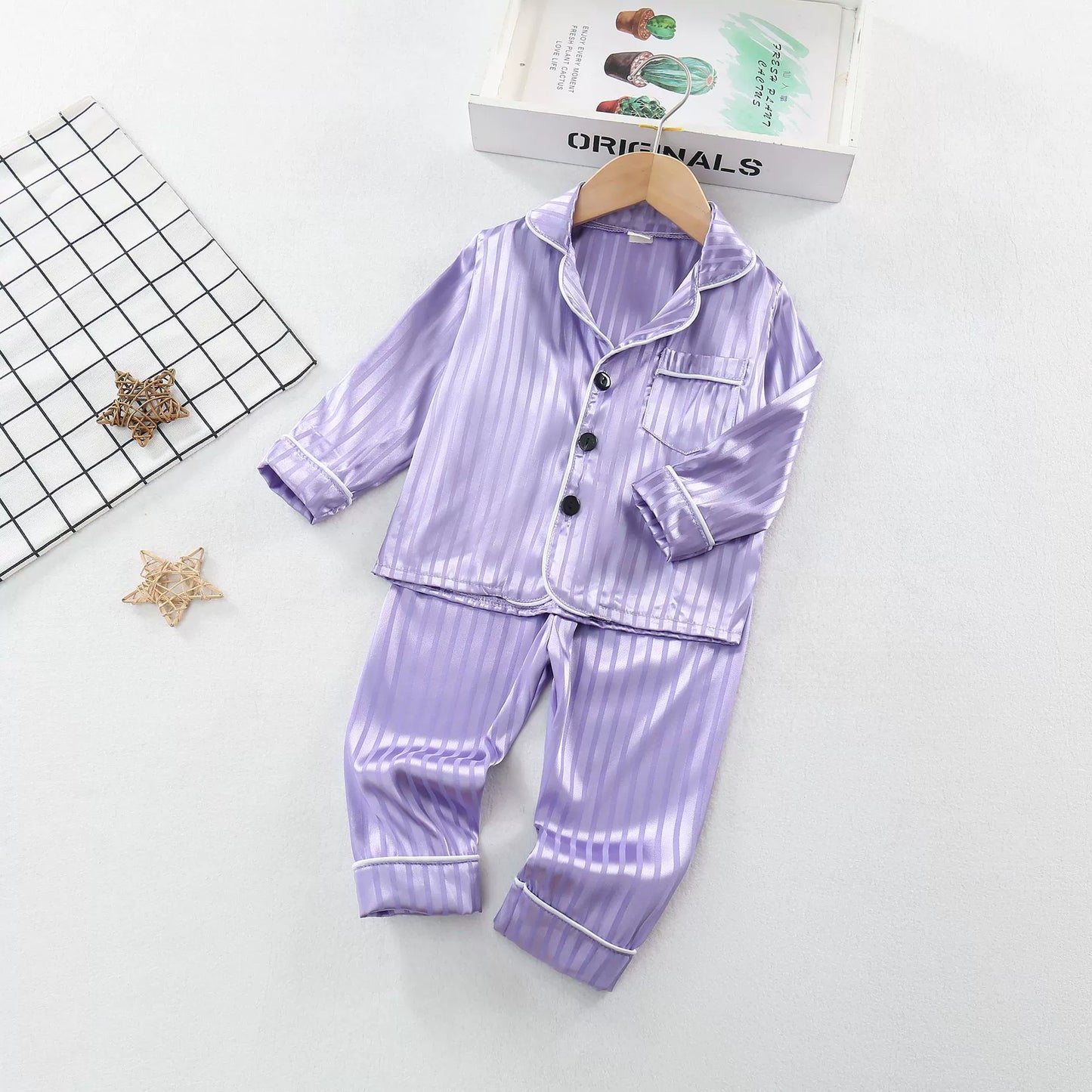 Soft Ribbed Kids' Pajamas