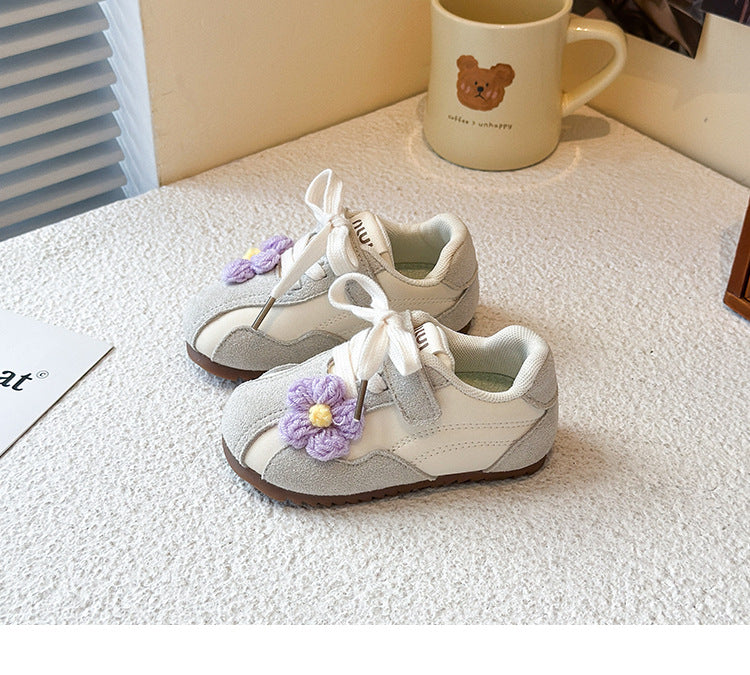 Children's Floral Sneakers