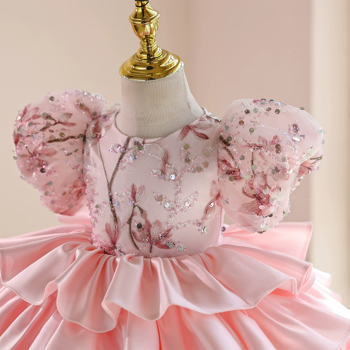 Puffy Sparkly Layered Party Dress