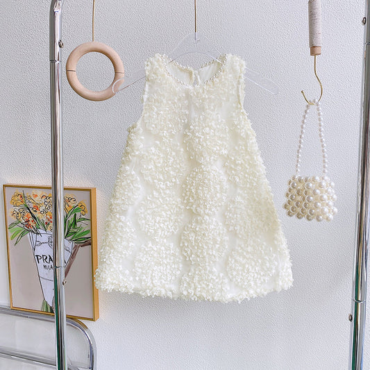 Children's Flower and Bow Dress