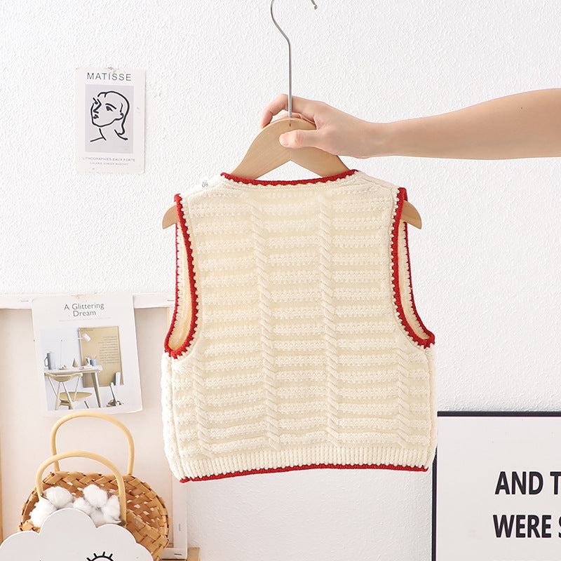 Cherry Women's Knitted Children's Vest