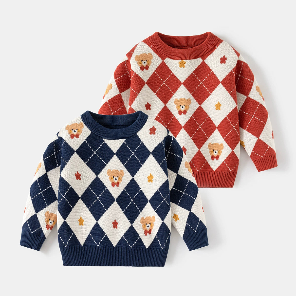 Children's Knitted Bear Sweater