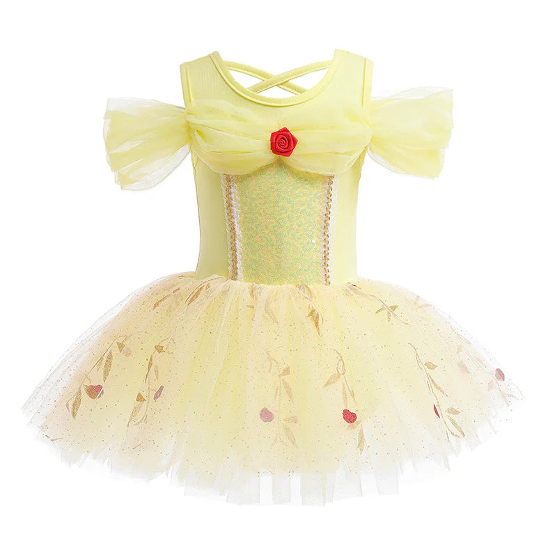 Vestido infantil de princesas Disney