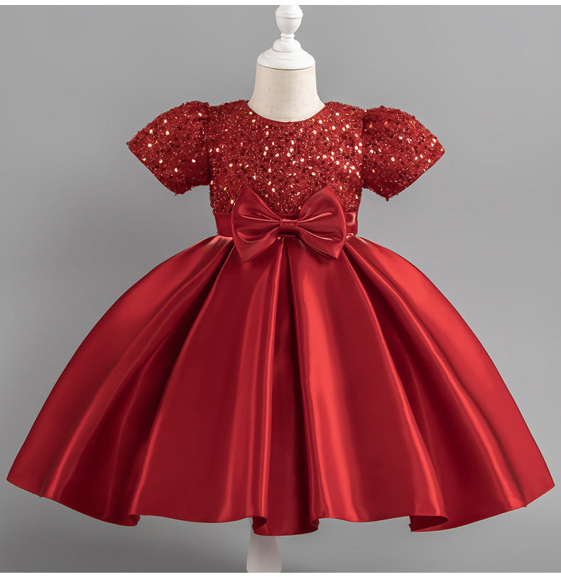 Sparkly Bow Party Dress