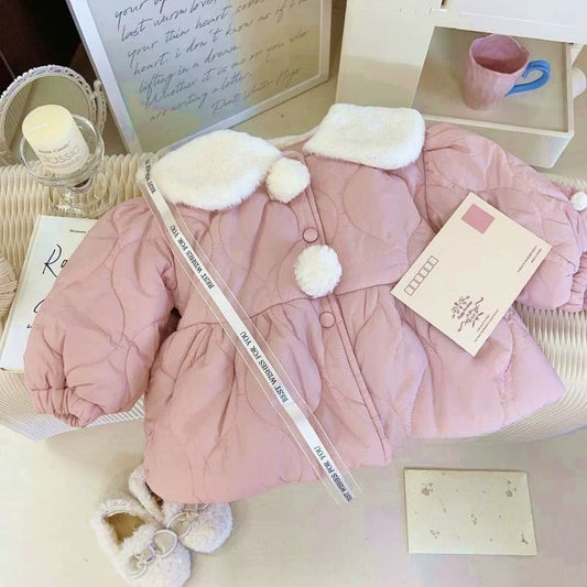 Pink Bunny Girls' Coat