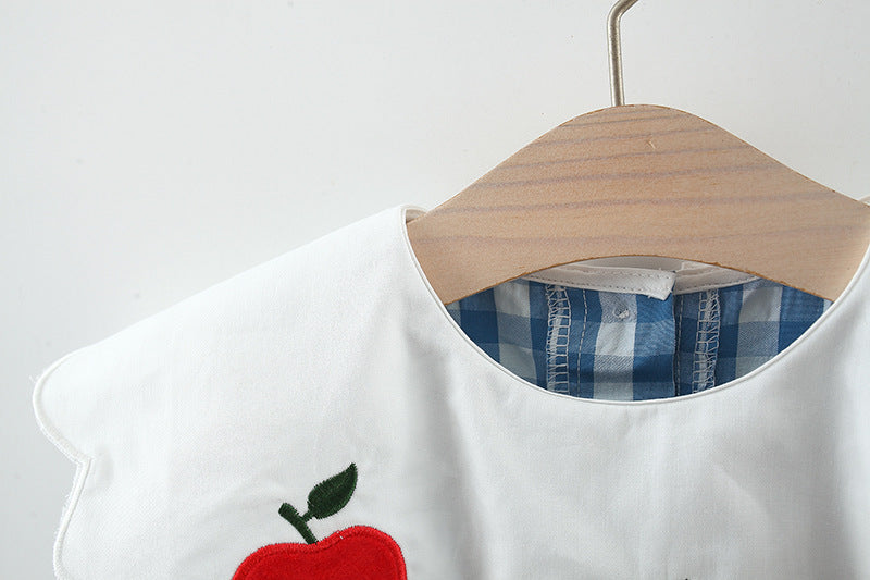 Apple Plaid Children's Dress