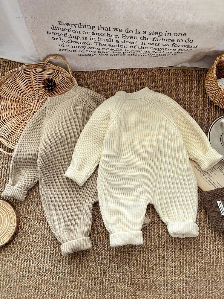 Children's Animal Knit Jumpsuit