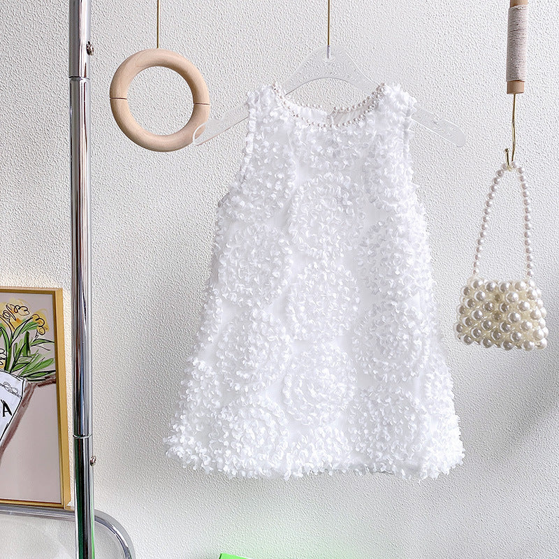 Children's Flower and Bow Dress