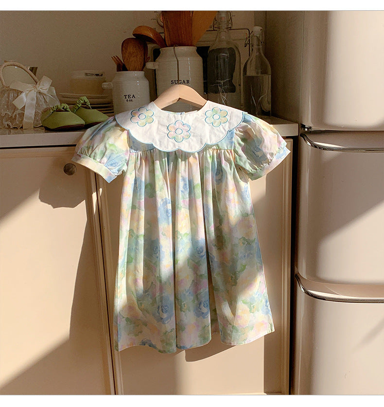 Children's Summer Flower Dress