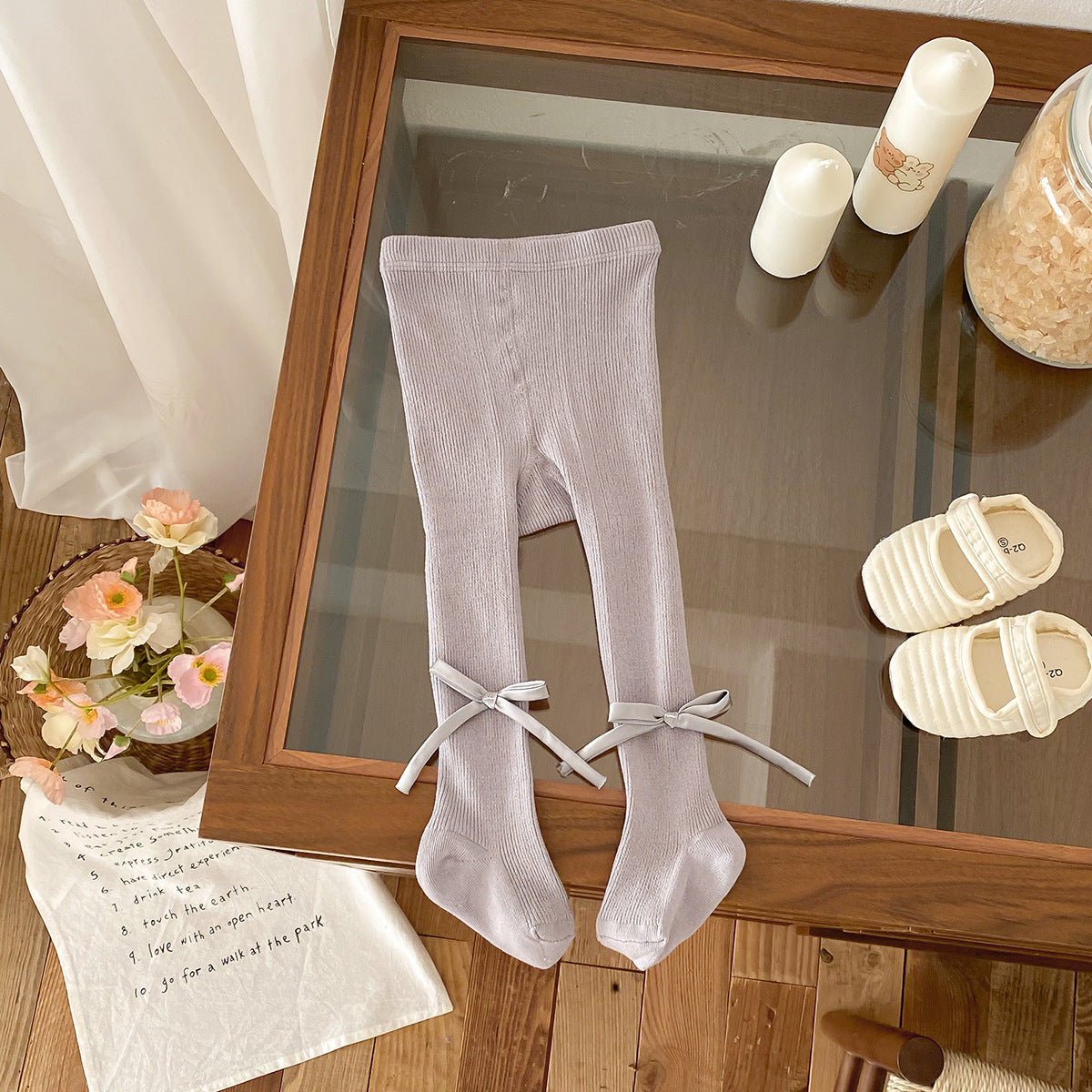 Children's Tights with Bows