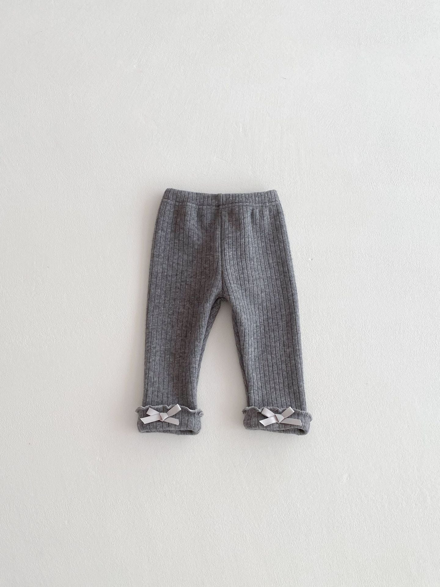 Girls' Lined Pants with Bows