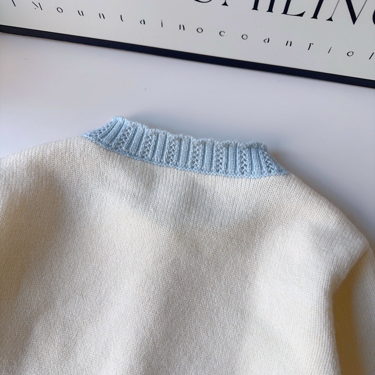 Rainbow Knitted Children's Cardigan