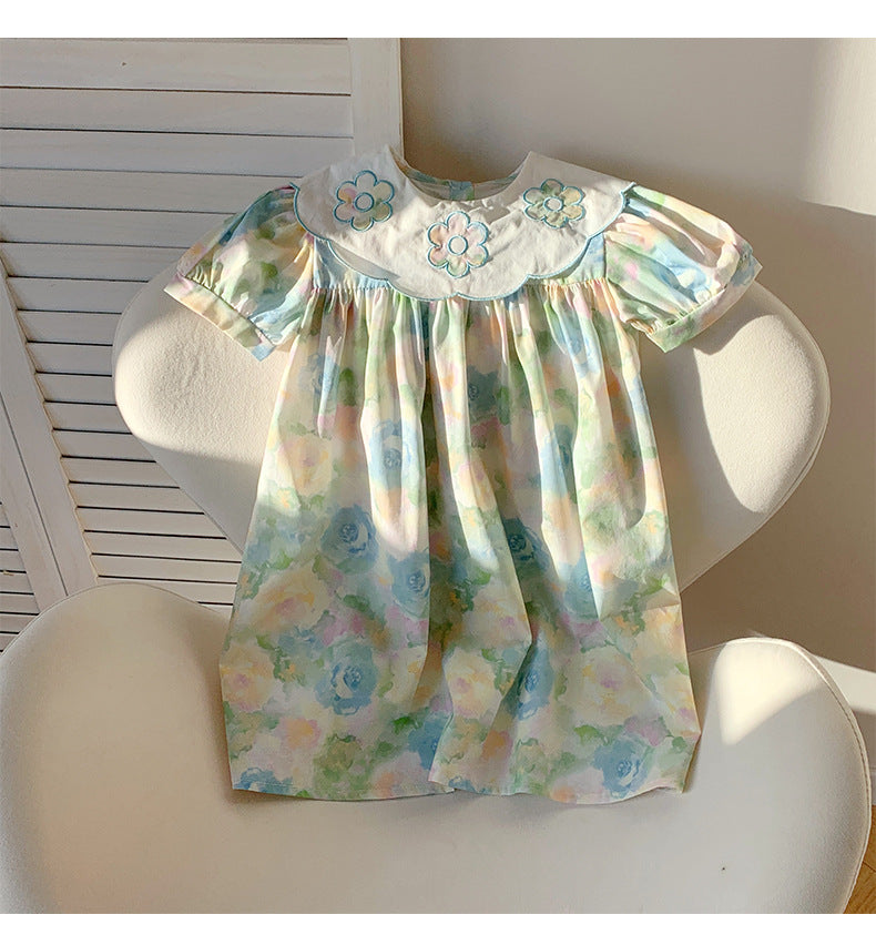 Children's Summer Flower Dress
