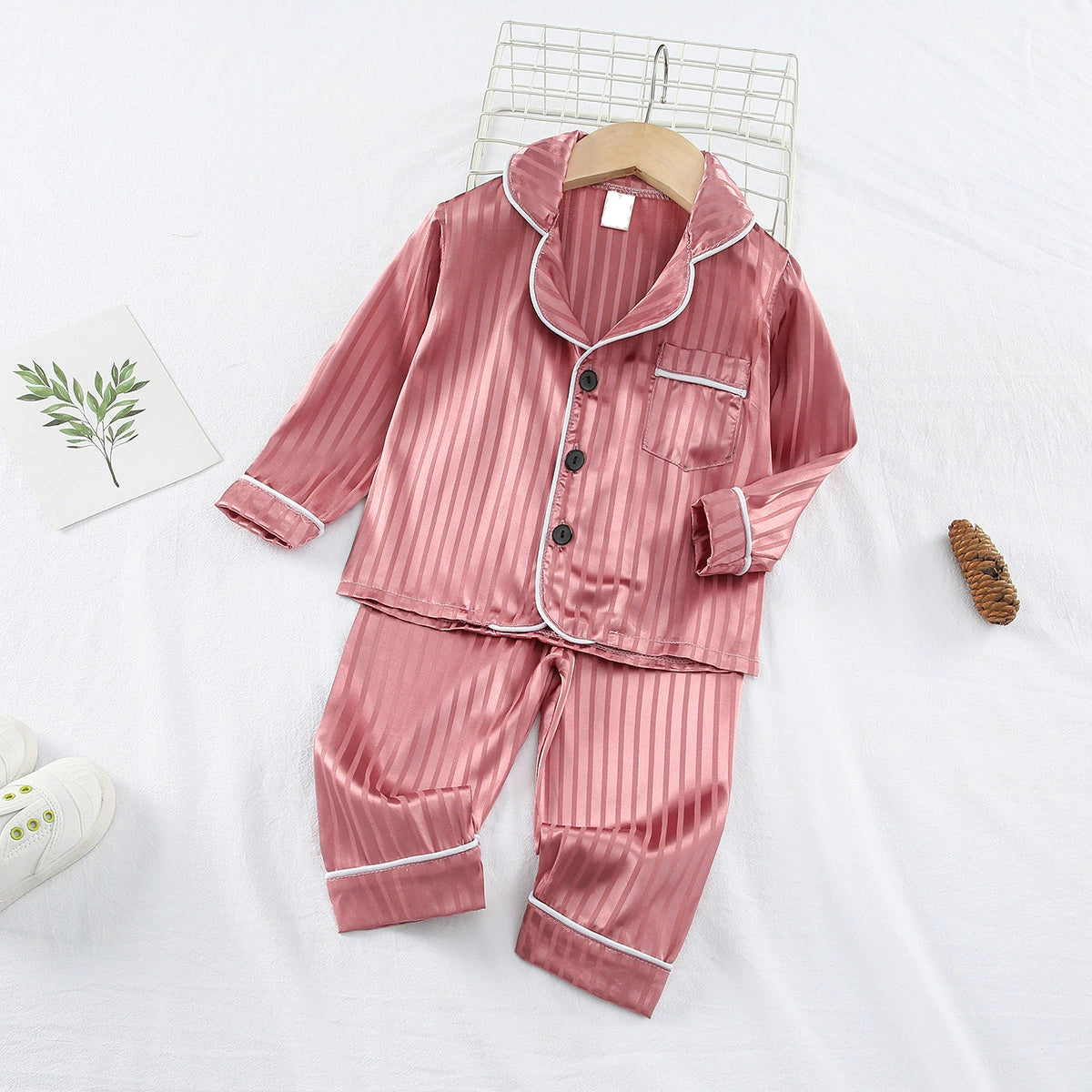 Soft Ribbed Kids' Pajamas