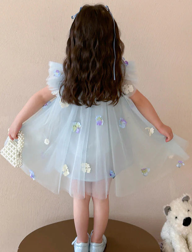 Children's Tulle Flower Dress
