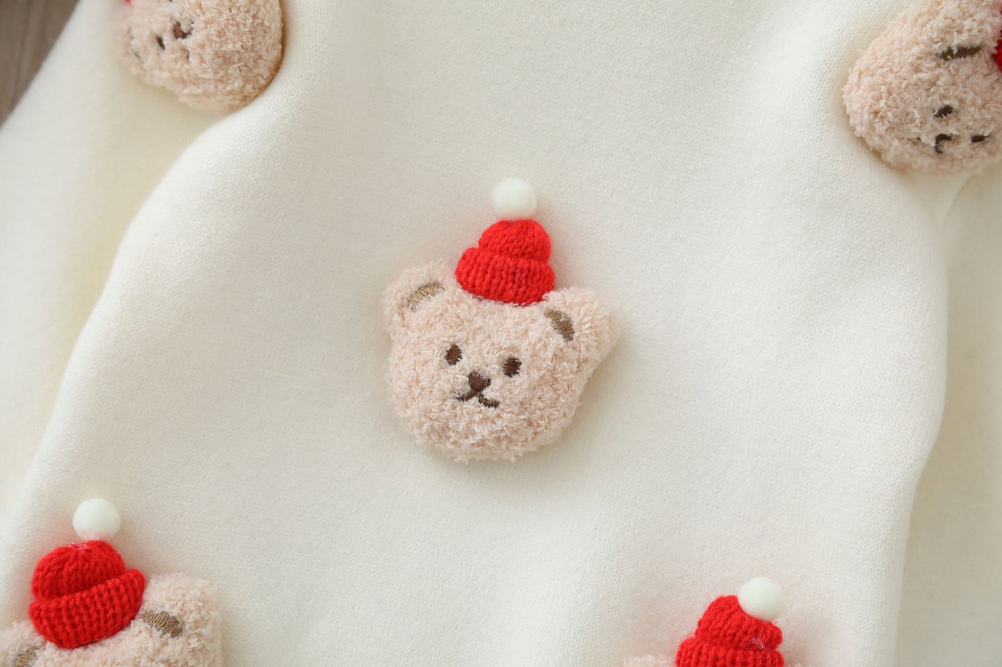 Kids’ Knit Sweater with Teddy Bears