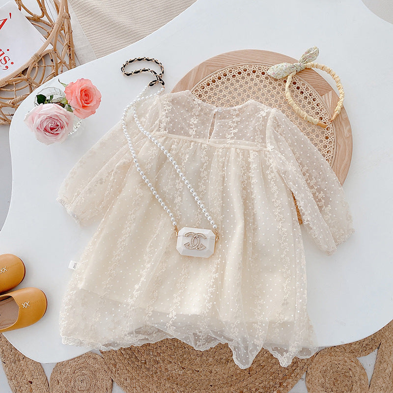 Floral Tulle Children's Dress