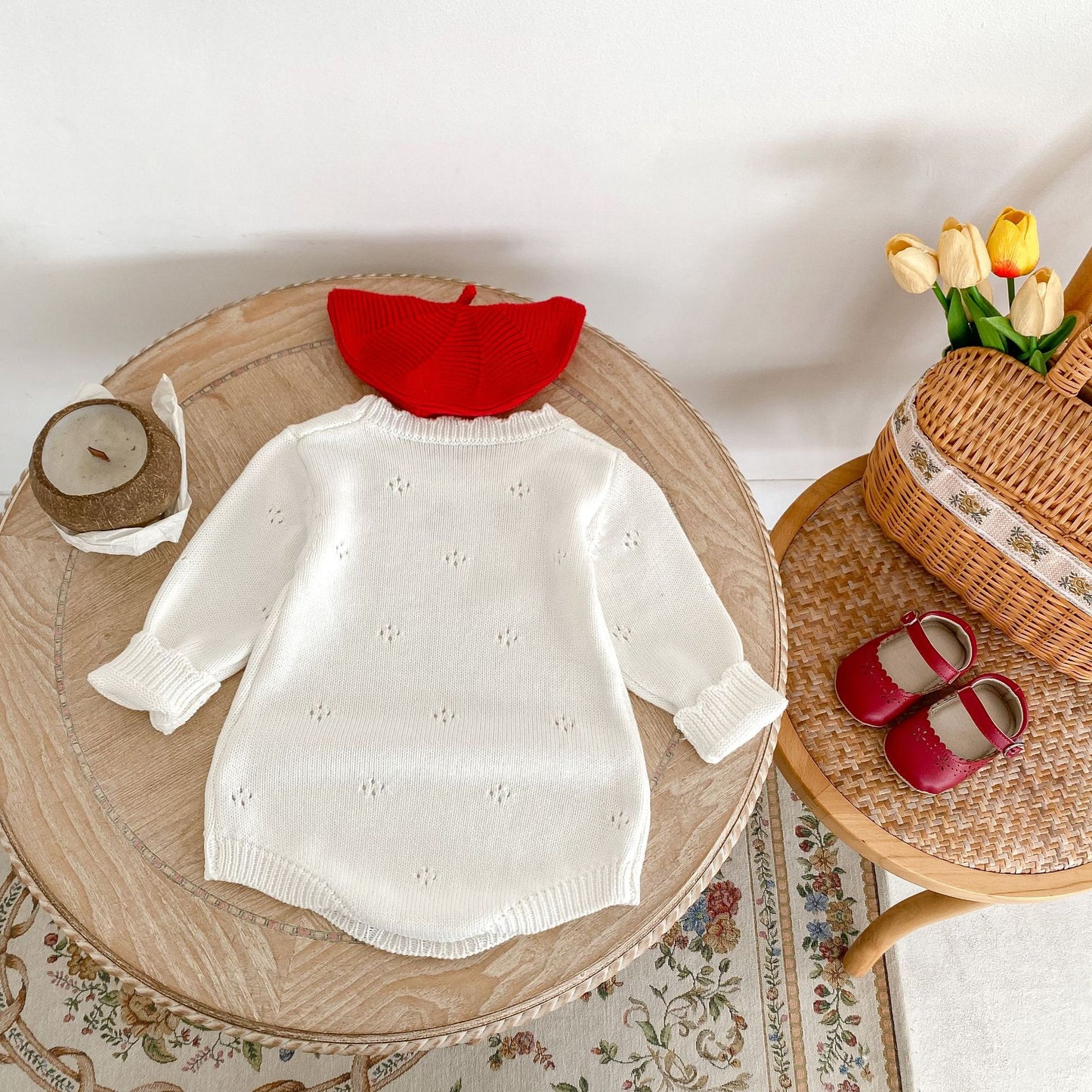 Children's Girls' Knit Strawberry Body