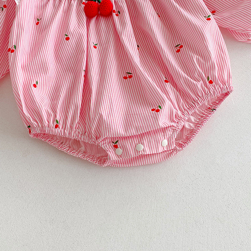 Pink Cherry Children's Bodysuit/Dress